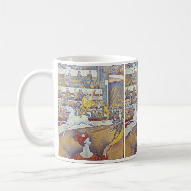 Georges Seurat - Cirkus Kaffemugg (Vänster)