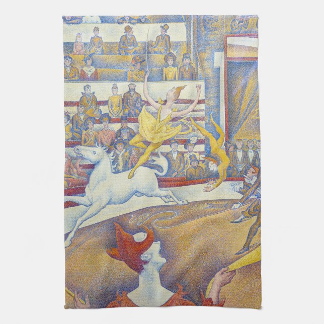 Georges Seurat - Cirkus Kökshandduk (Vertikal)