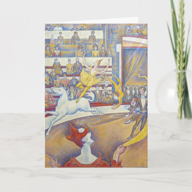 Georges Seurat - Cirkus Kort (Framsida)