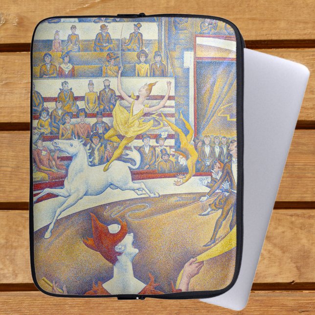 Georges Seurat - Cirkus Laptop Fodral (Skapare uppladdad)