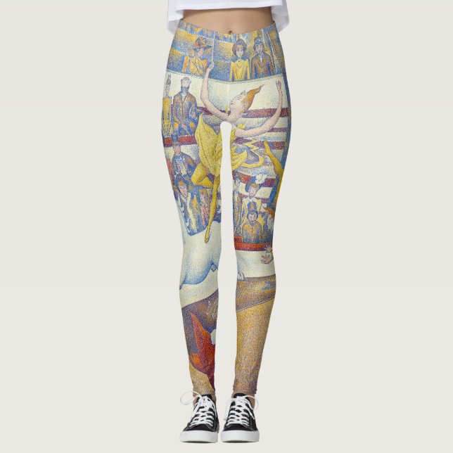 Georges Seurat - Cirkus Leggings (Framsida)