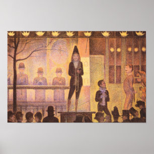 Georges Seurat-Cirkus parad Poster