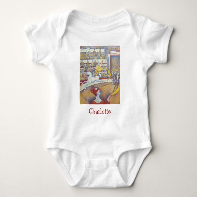 Georges Seurat - Cirkus T Shirt (Framsida)