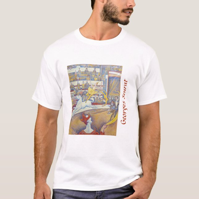 Georges Seurat - Cirkus T Shirt (Framsida)