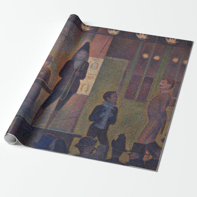 Georges Seurat - Cirkusföreställning Presentpapper (Utrullad)