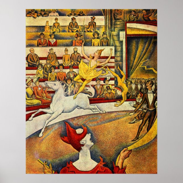 Georges Seurat - Der Zirkus - Circus Poster (Framsidan)
