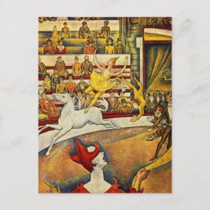 Georges Seurat - Der Zirkus - Circus Vykort