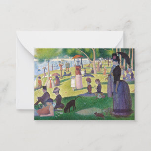 Georges Seurat - En söndag på La Grande Jatte Anteckningskort