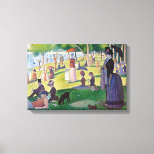 Georges Seurat - En söndag på La Grande Jatte Canvastryck