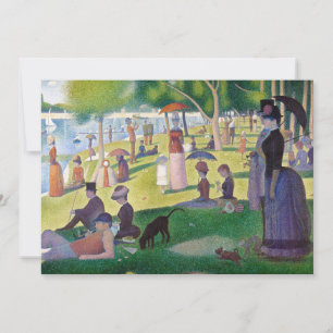 Georges Seurat - En söndag på La Grande Jatte Inbjudningar
