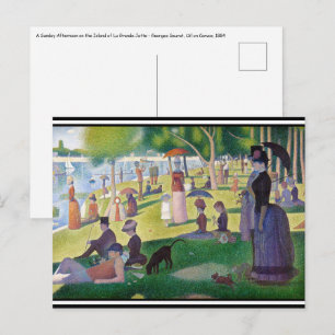 Georges Seurat - En söndag på La Grande Jatte Vykort