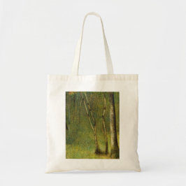 Georges Seurat Forest vid Pontaubert Tygkasse