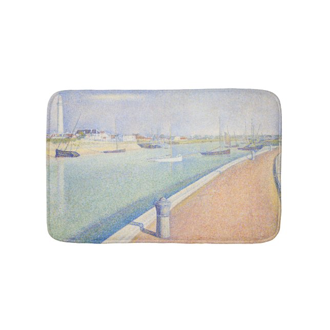 Georges Seurat - Gravelines kanal Badrumsmatta (Framsidan)