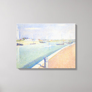 Georges Seurat - Gravelines kanal Canvastryck