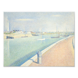 Georges Seurat - Gravelines kanal Fototryck
