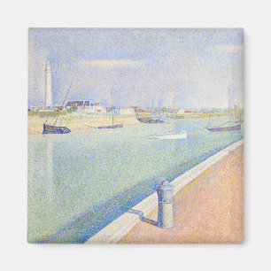 Georges Seurat - Gravelines kanal Magnet