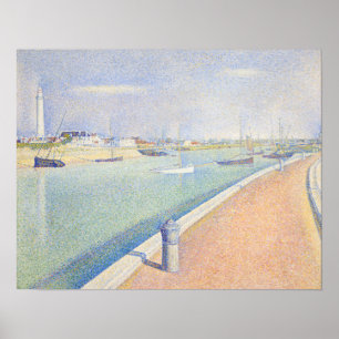 Georges Seurat - Gravelines kanal Poster