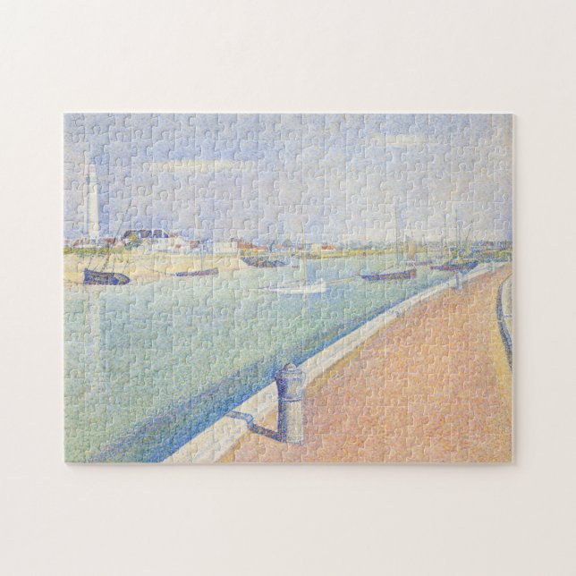 Georges Seurat - Gravelines kanal Pussel (Horisontell)