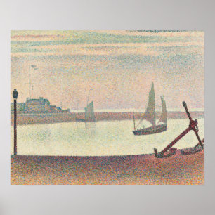 Georges Seurat - kanalisera på Gravelines Poster