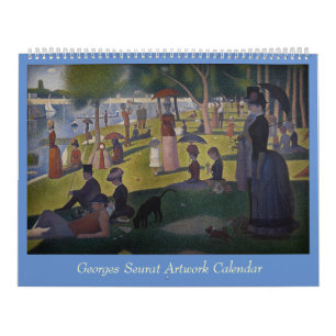 Georges Seurat konstverk Kalender