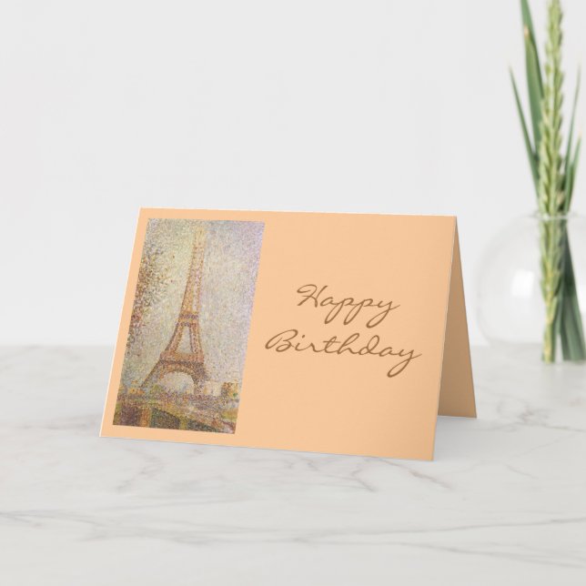 Georges Seurat Kort (Framsida)