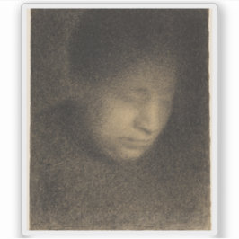 Georges Seurat: Madame Seurat, konstnärens Mor Klistermärken