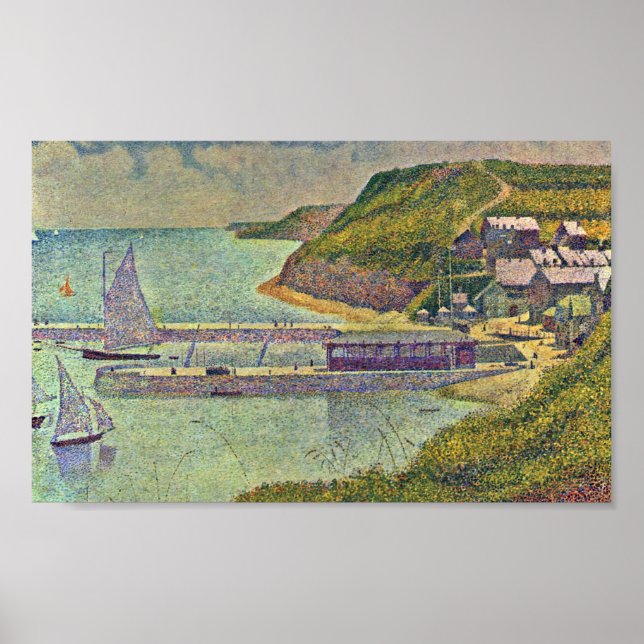 Georges Seurat - Marine (Port en Bessin) Poster (Framsidan)
