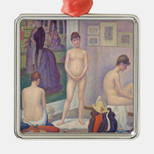 Georges Seurat - Modellerna Julgransprydnad Metall