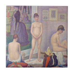 Georges Seurat - Modellerna Kakelplatta