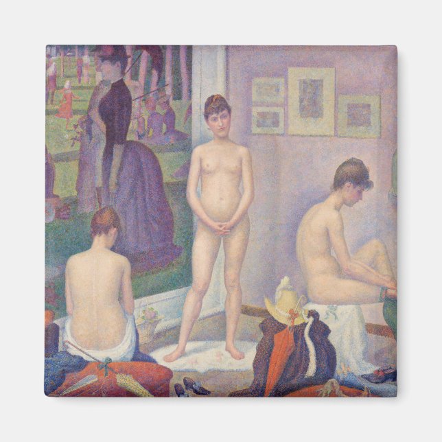 Georges Seurat - Modellerna Magnet (Framsidan)