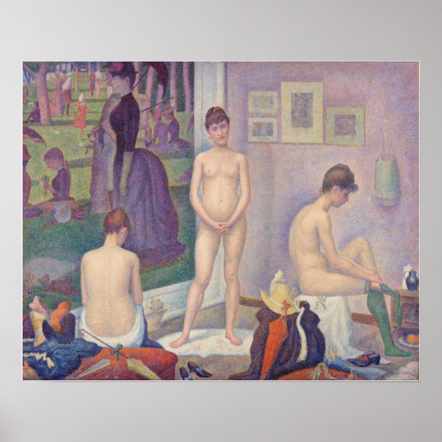 Georges Seurat - Modellerna Poster (Framsidan)