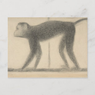 Georges Seurat - Monkey Vykort