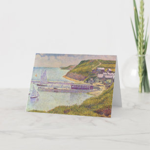 Georges Seurat - Port-en-Bessin vid högvattenlinje Kort