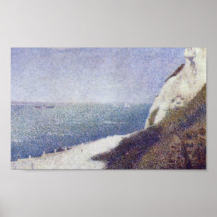 Georges Seurat - stranden Le Bas Butin Honfleur Poster