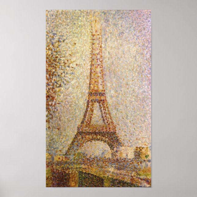 Georges Seurat-The Eiffel Torn Poster (Framsidan)