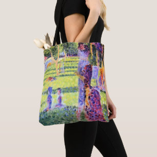 Georges Seurat, Vintage Pointillism Tygkasse
