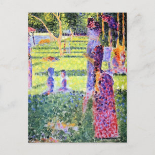 Georges Seurat, Vintage Pointillism Vykort