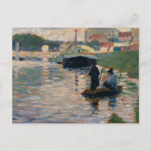 Georges Seurat - Vy of the Seine Vykort