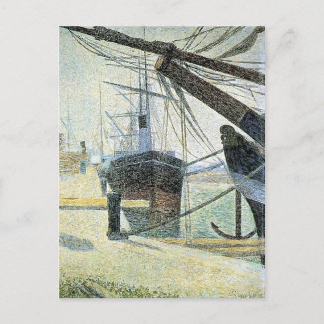 Georges Seurat Vykort (Framsida)