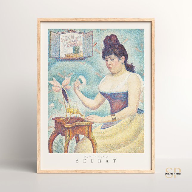Georges Seurat Young Woman Powdering Herself Art Poster (Skapare uppladdad)