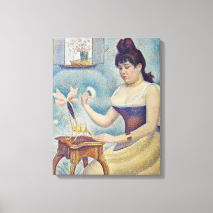 Georges Seurat - Young Woman Powdering Herself Canvastryck