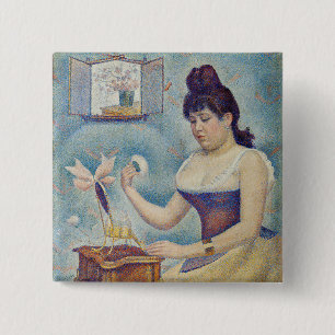 Georges Seurat - Young Woman Powdering Herself Knapp