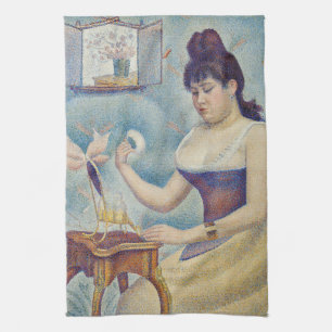 Georges Seurat - Young Woman Powdering Herself Kökshandduk