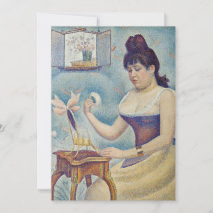 Georges Seurat - Young Woman Powdering Herself Tack Kort