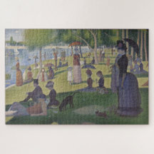 Georges Seurat's A Söndag på LaGrande Jatte Puzzle