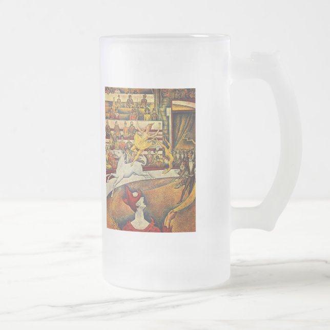 Georges Seurat's Circus (1891) Frostat Ölglas (Höger)