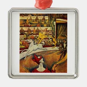 Georges Seurat's Circus (1891) Julgransprydnad Metall