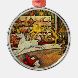 Georges Seurat's Circus (1891) Julgransprydnad Metall