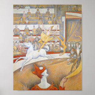 Georges Seurat's Circus 1891 Poster