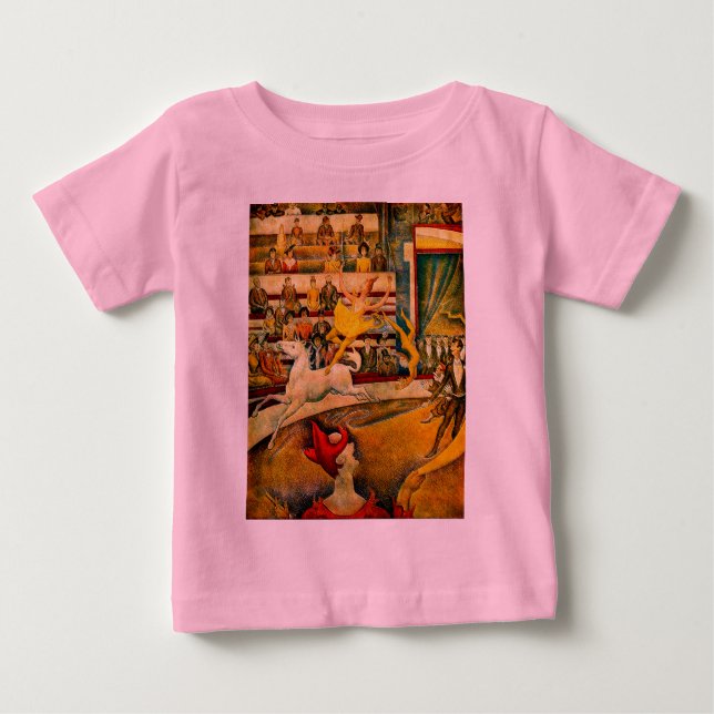 Georges Seurat's Circus (1891) T Shirt (Framsida)